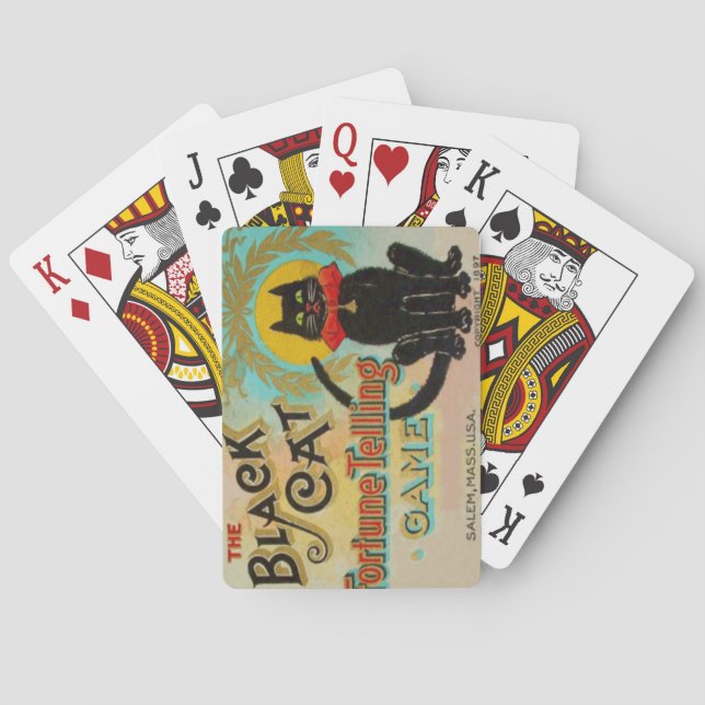 Baralho Jogo de Advinhação do Gato Preto (Verso)