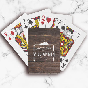 Baralho Jogo de Algodão para Farmhouse em Nome da Família 