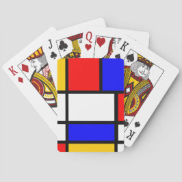 Baralho Jogo de mapa Mondrian