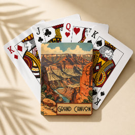 Baralho Jogo de Viagem Retro do Grand Canyon Souvenir