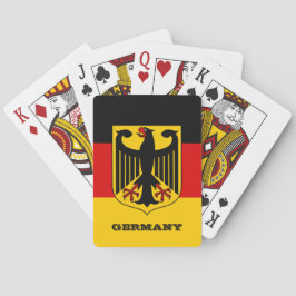Baralho Jogos de bandeira alemães, Alemanha jogando cartas