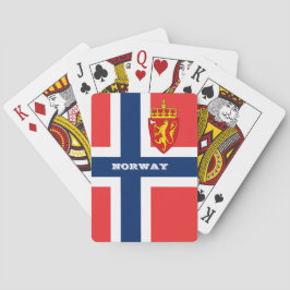 Baralho Jogos de Bandeira da Noruega