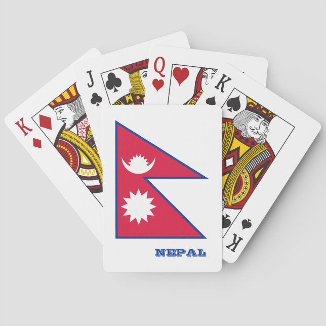 Baralho Jogos de bandeira nepaleses, Placas de jogar no Ne (Verso)