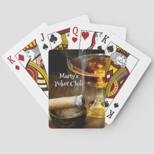 Baralho Jogos de Cocktails de Charutos