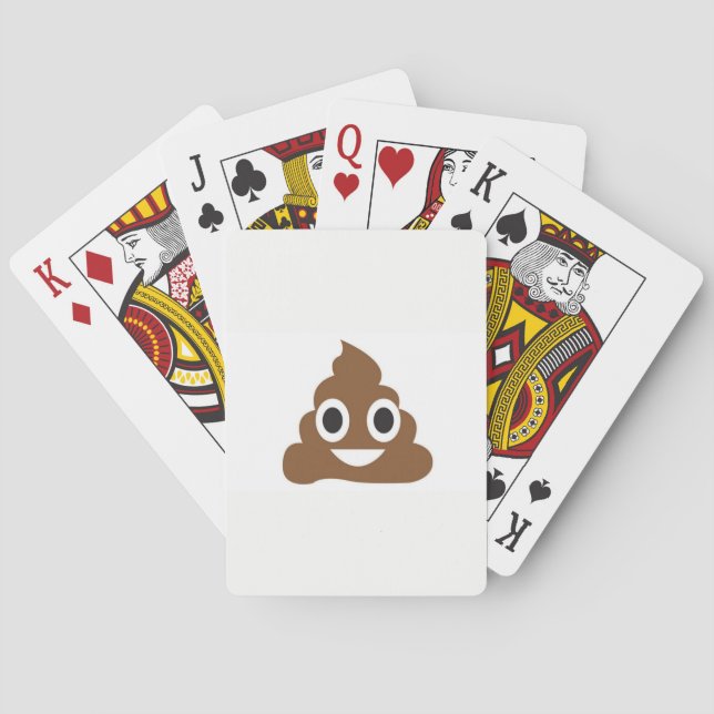 Baralho Jogos de mapas Emoji Poop (Verso)