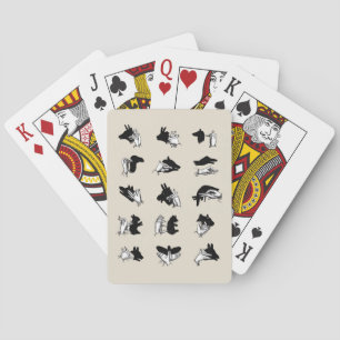 Baralho Jogos de Sombra de Fantoche em Mão Vintage