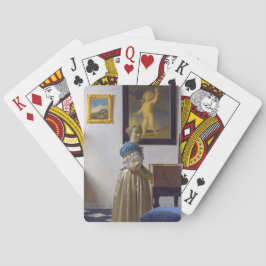 Baralho Johannes Vermeer - Dama de pé em uma Virgínia