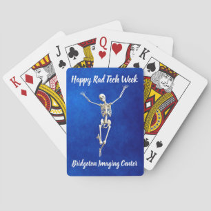 Baralho Joyous Skeleton "Happy Rad Tech Week"