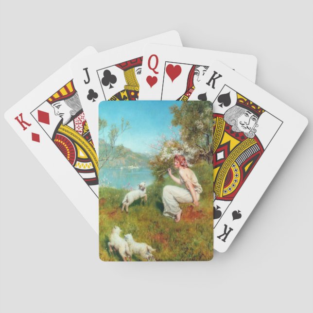 Baralho Joys of Primavera (por John Collier) (Verso)