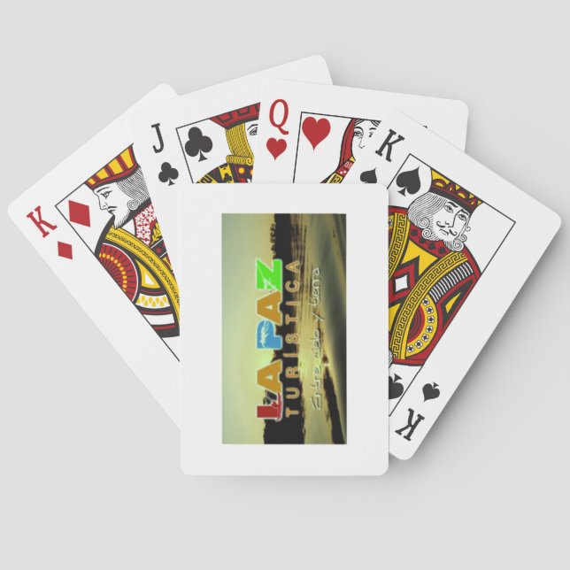 Baralho Juego de cartas La Paz turistica (Verso)