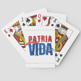 Baralho Juego de cartas Patria y vida