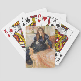 Baralho Julie Manet e seu Greyhound (por Berthe Morisot)