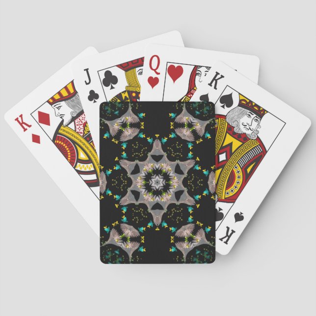 Baralho Kaleidoscópio Noturno de Veludo (Verso)