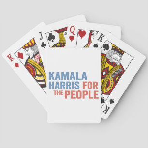 Baralho Kamala Harris para os democratas eleitorais Pessoa