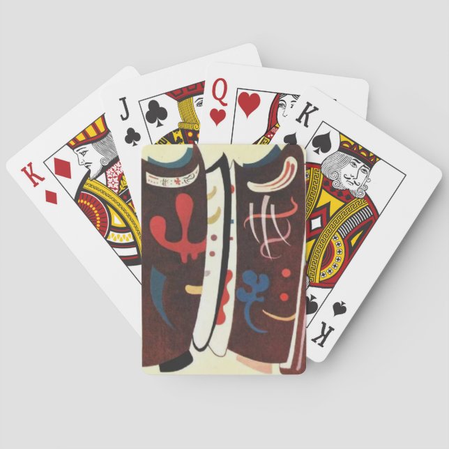 Baralho Kandinsky Brown com Abstrato suplementar (Verso)