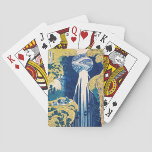 Baralho Katsushika Hokusai - Amida Falls