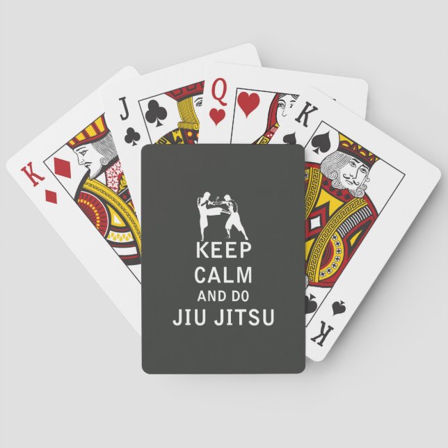 Baralho Keep Calm and Do Jiu-Jitsu (Verso)