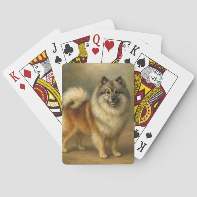 Baralho Keeshond (Verso)