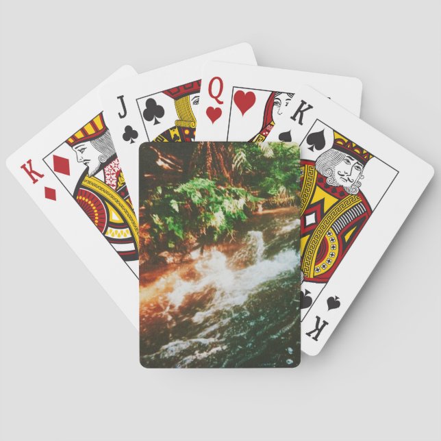 Baralho Kerosene Creek, Rotorua, Nova Zelândia (Verso)