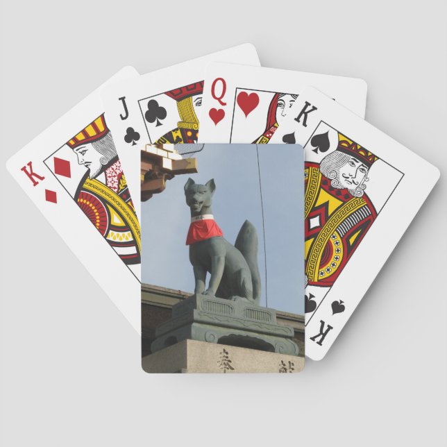 Baralho Kitsune キ ツ ネ (Fox) com Joia na Boca (Verso)