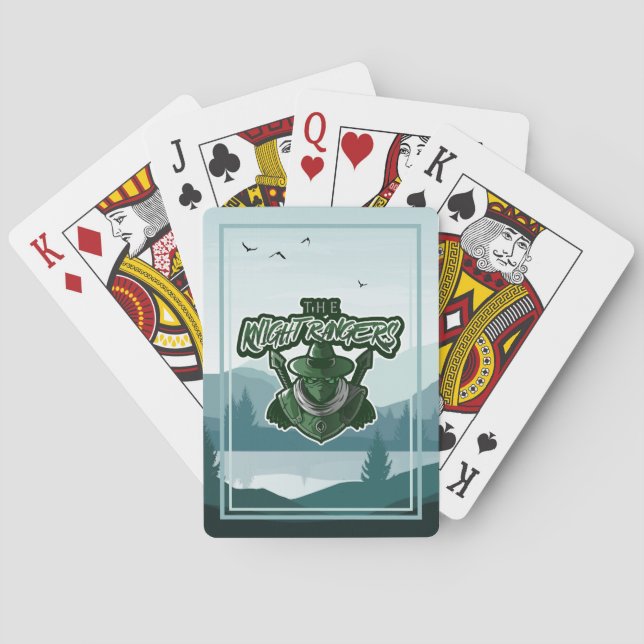 Baralho Knight Rangers Jogando Cartões (Daytime Deck 2024) (Verso)