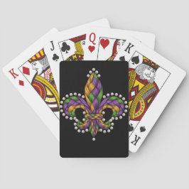 BARALHO KNITTED LOOK MARDI GRAS FLEUR DE LIS