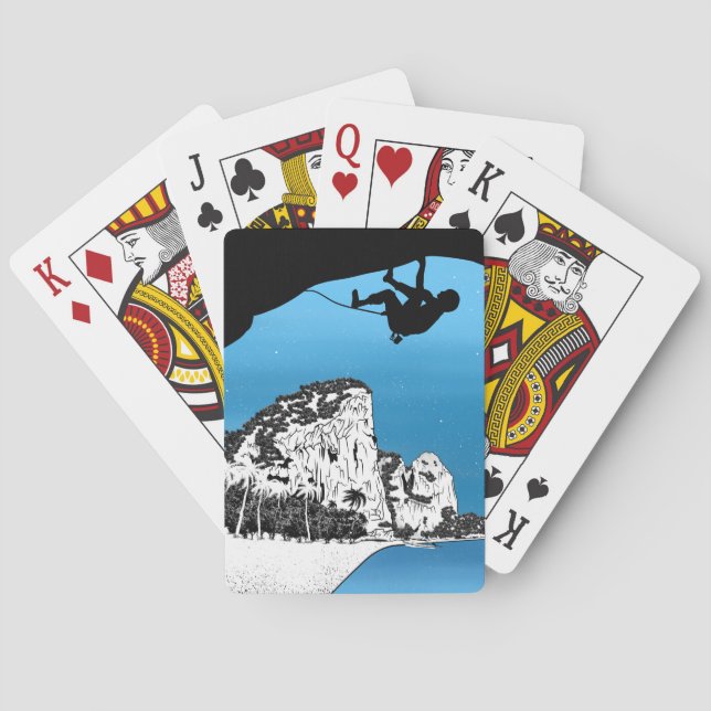 Baralho Krabi Rock Subindo na Tailândia (Verso)