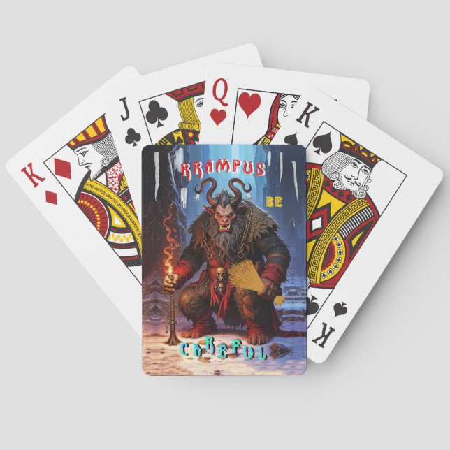 Baralho Krampus Tenha Cuidado (Verso)