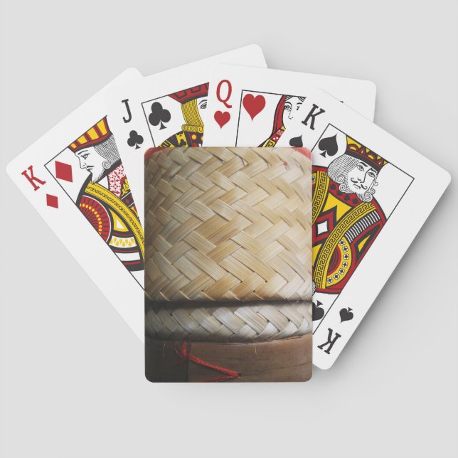 Baralho Kratip Thai Lao Isan Bamboo Rice Basket (Verso)