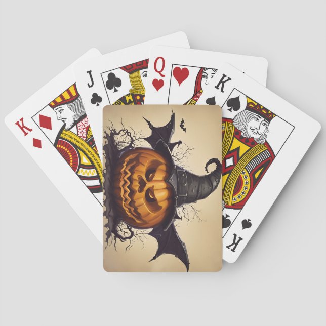 Baralho La citrouille d'Halloween (Verso)