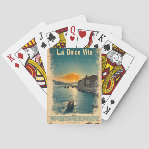 Baralho . La Dolce Vita - Inspirado em Posters dos anos 60