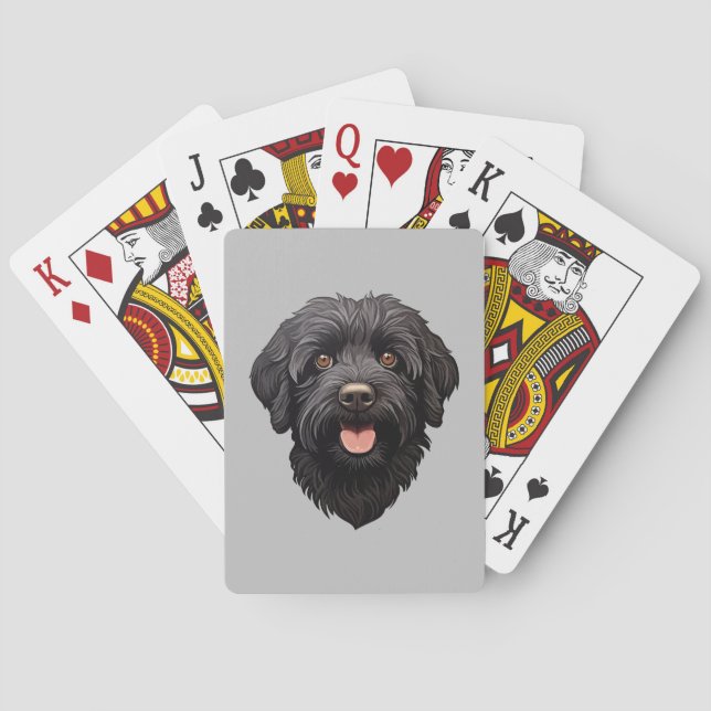 Baralho Labradoodle Black Dog (Verso)