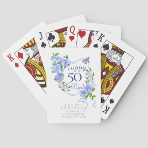Baralho Laço de Rosa Azul 50º Aniversário