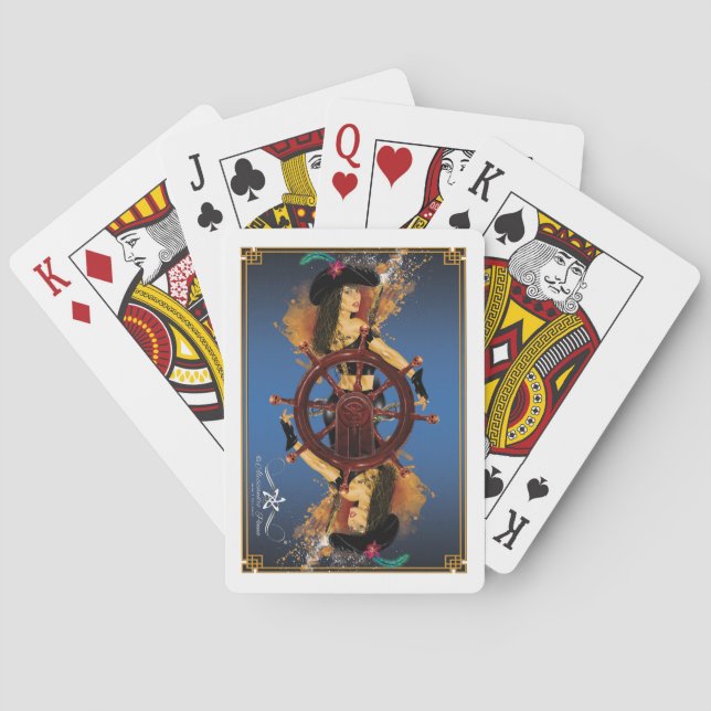 Baralho Lady Black Corsair (Verso)