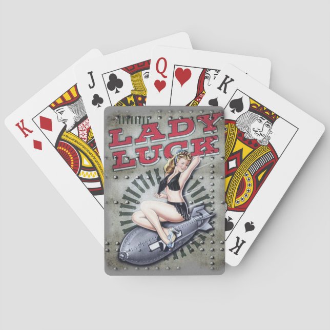 Baralho Lady luck WW2 cards (Verso)