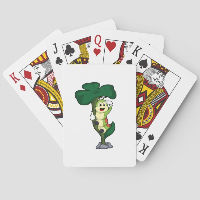 Baralho Lagarta com Folha (Verso)