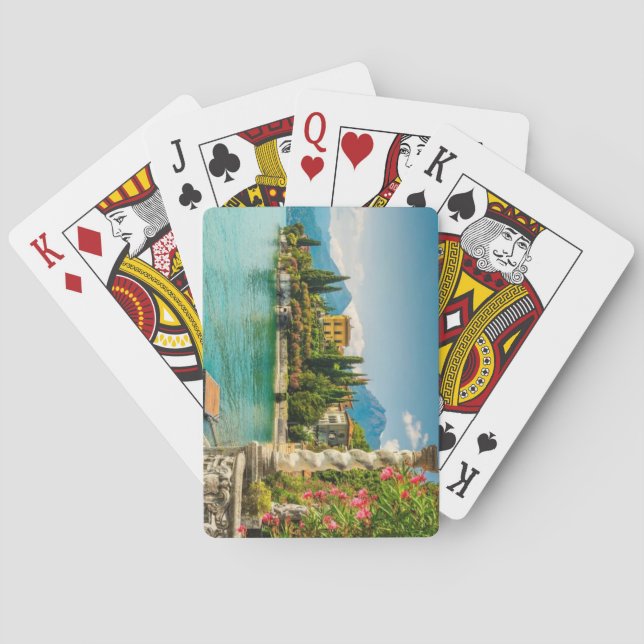 Baralho Lago Como, Itália (Verso)