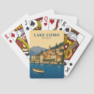 Baralho Lago de Como Itália Viagem Antiga Lagos Italianos