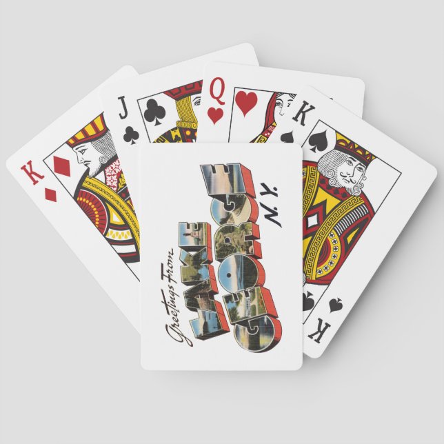 Baralho Lago George New York (Verso)