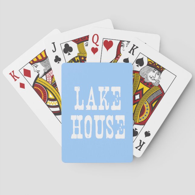Baralho Lago House Blue (Verso)