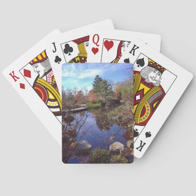 Baralho Lagoa japonesa por E.A. Schneider (Verso)