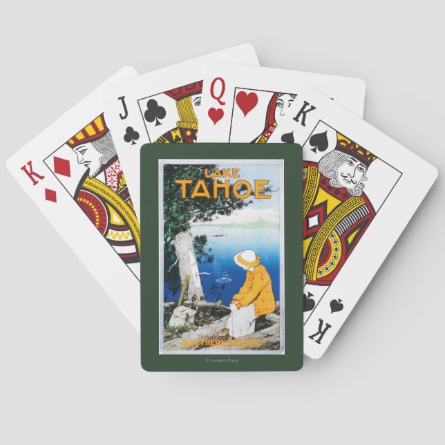 Baralho Lake Tahoe PosterLake relativo à promoção Tahoe, (Verso)