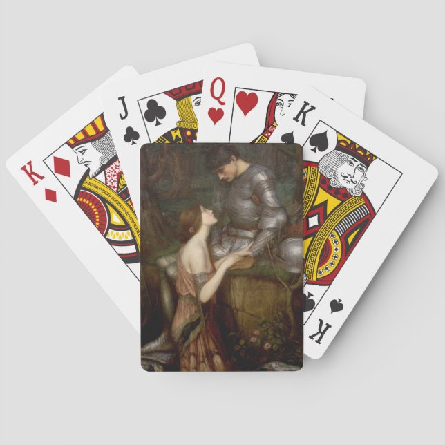 Baralho Lamia e o Soldier (por John William Waterhouse) (Verso)