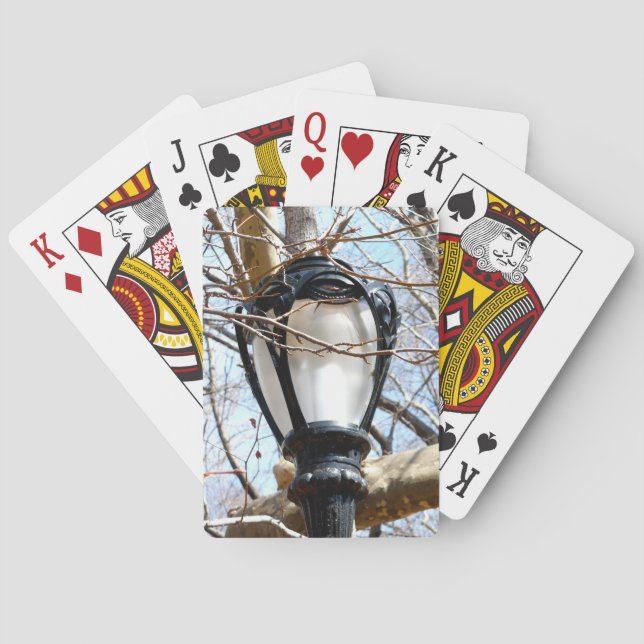 Baralho Lamp Posta Parque Central de Nova Iorque (Verso)