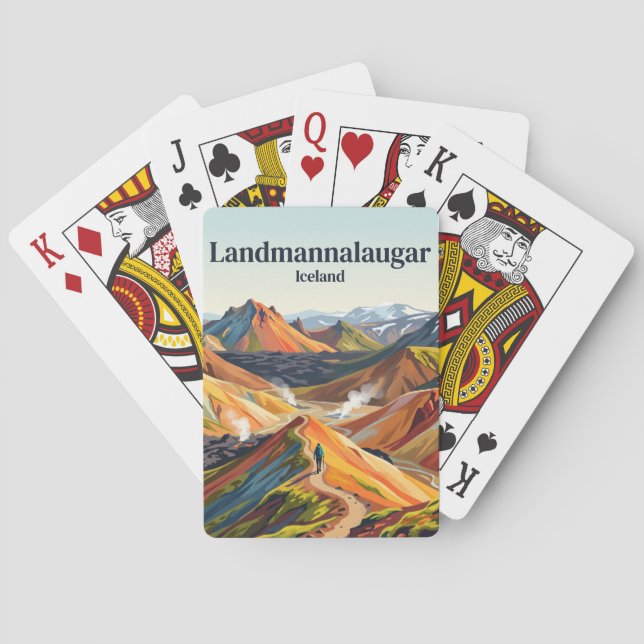 Baralho Landmannalaugar Islândia (Verso)