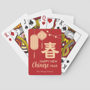 Baralho Lanternas do Ano Novo Chinês/Lunar