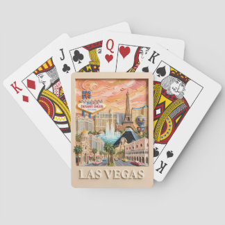 Baralho Las Vegas Nevada Impasto Antigos Pontos Turísticos
