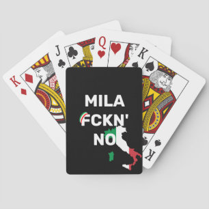 Baralho Legal MILANO - Mila Fckn No com bandeira