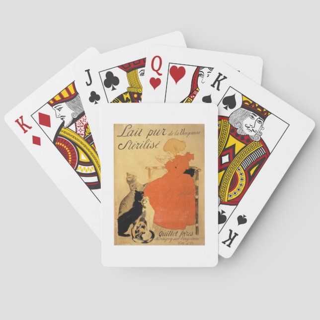 Baralho "Leite Sterilized puro do La Vingeanne", 1894 (co (Verso)