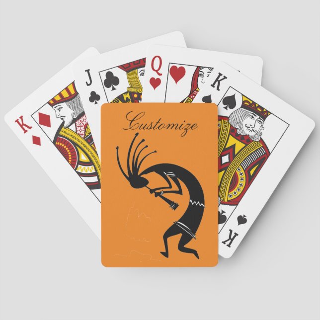 Baralho Leitor de flauta Kokopelli Thunder_Cove (Verso)